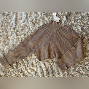 Zara Ribbed Cropped Sweater